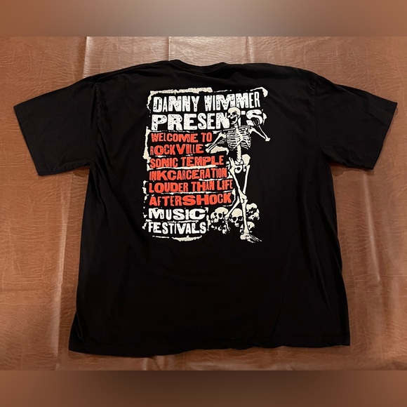 Danny Wimmer Presents Festival Shirt - Festival List on Back - Size 2XL - Picture 6 of 9